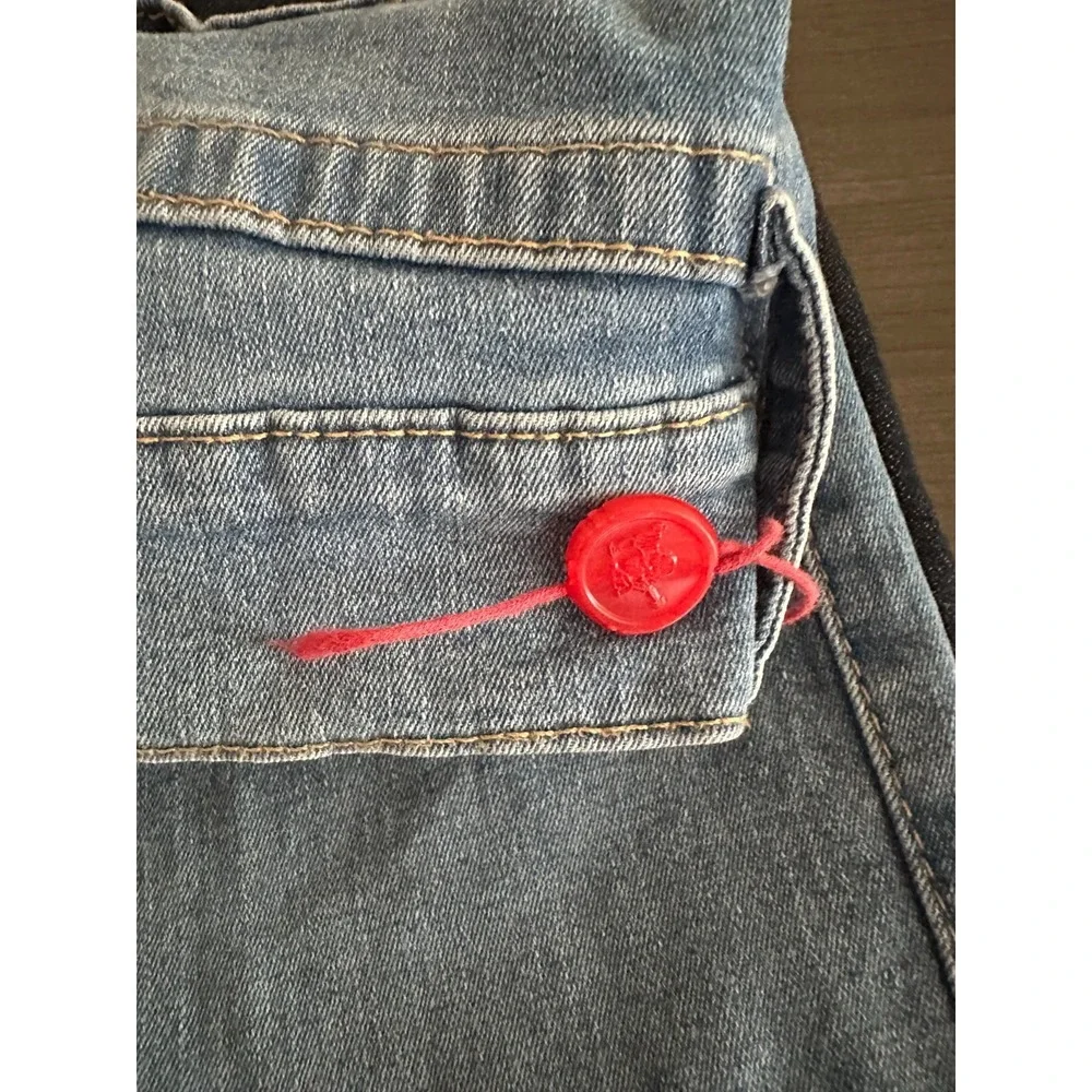 NWOT True Religion Ricky Relaxed Straight Jeans Men 40 Light Y2K‎ Denim 42x30